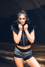 Load image into Gallery viewer, Nova Vest { Women&#39;s Crop Vest { Winter Vest [ Cotton Twill Vest { Fur Vest { Faux Fur Vest