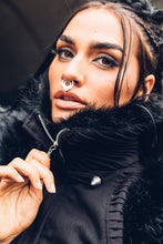 Load image into Gallery viewer, Nova Vest { Women&#39;s Crop Vest { Winter Vest [ Cotton Twill Vest { Fur Vest { Faux Fur Vest