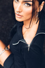 Load image into Gallery viewer, Blood Moon Solid Silver Septum Clicker [ Septum Ring [ Nose Ring [ Moon Ring [ Silver Septum