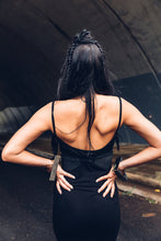 Load image into Gallery viewer, Black Leather Waist Belt [ Snake print leather belt [ Suede belt [