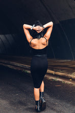 Load image into Gallery viewer, Domina Leather Harness [ Leather Corset Belt [ Leather Choker and Belt