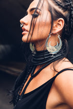 Load image into Gallery viewer, Domina Leather Harness [ Leather Corset Belt [ Leather Choker and Belt