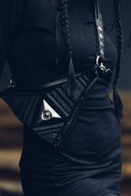 Load image into Gallery viewer, Pyramid Womens Leather Bag [ Leather and Black Onyx Bag { Crossbody Bag