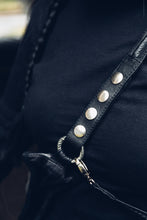 Load image into Gallery viewer, Pyramid Womens Leather Bag [ Leather and Black Onyx Bag { Crossbody Bag