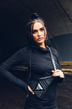 Load image into Gallery viewer, Pyramid Womens Leather Bag [ Leather and Black Onyx Bag { Crossbody Bag