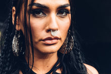 Load image into Gallery viewer, Zebra Septum [ Silver Septum [ Silver Clicker [ Silver Zebra Septum Clicker