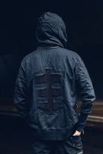 Load image into Gallery viewer, Silas Mens Hoody [ Black Mens Hoody { Gothic Hoody { Industrial Hoody [