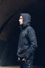 Load image into Gallery viewer, Silas Mens Hoody [ Black Mens Hoody { Gothic Hoody { Industrial Hoody [