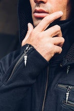 Load image into Gallery viewer, Silas Mens Hoody [ Black Mens Hoody { Gothic Hoody { Industrial Hoody [