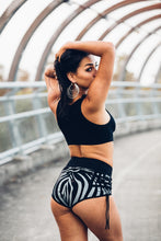 Load image into Gallery viewer, Tiger Booty Shorts [ Mini Shorts [ Organic Cotton Shorts [ Womens Shorts