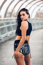 Load image into Gallery viewer, Tiger Booty Shorts [ Mini Shorts [ Organic Cotton Shorts [ Womens Shorts