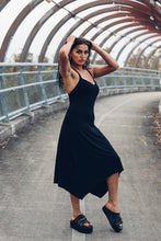Load image into Gallery viewer, Zahara Flow Dress { Black Dress { Flowy Dress [ Modal Dress