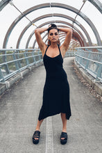 Load image into Gallery viewer, Zahara Flow Dress { Black Dress { Flowy Dress [ Modal Dress