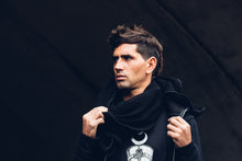 Load image into Gallery viewer, Mesh Scarf { Cotton Mesh Scarf [ Black Mesh Scarf