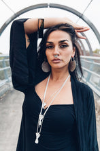 Load image into Gallery viewer, Nefertiti Kimono [ Zombie Nefertiti Kimono [ Black Kimono [ Modal Kimono [Long Kimono