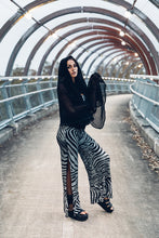 Load image into Gallery viewer, Mesh Scarf { Cotton Mesh Scarf [ Black Mesh Scarf