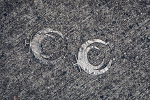 Load image into Gallery viewer, Blood Moon Silver Hoop [ Moon Hoop [ Silver Hoop { Hammered Hoop { Small Moon Hoop