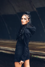 Load image into Gallery viewer, Doom Hoody [ Womens Hoody [ Winter Jacket [ Cotton Hoody [ Punk Hoody [ Goth Hoody