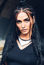 Load image into Gallery viewer, Blood Moon Solid Silver Septum Clicker [ Septum Ring [ Nose Ring [ Moon Ring [ Silver Septum