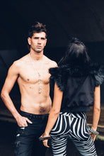 Load image into Gallery viewer, Nova Vest { Women&#39;s Crop Vest { Winter Vest [ Cotton Twill Vest { Fur Vest { Faux Fur Vest