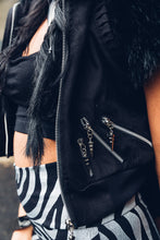 Load image into Gallery viewer, Nova Vest { Women&#39;s Crop Vest { Winter Vest [ Cotton Twill Vest { Fur Vest { Faux Fur Vest