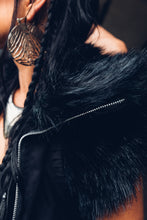 Load image into Gallery viewer, Nova Vest { Women&#39;s Crop Vest { Winter Vest [ Cotton Twill Vest { Fur Vest { Faux Fur Vest