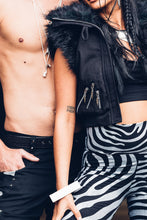 Load image into Gallery viewer, Nova Vest { Women&#39;s Crop Vest { Winter Vest [ Cotton Twill Vest { Fur Vest { Faux Fur Vest