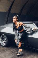 Load image into Gallery viewer, Lulu Kimono Sleeve Bullet Bra Crop Top [