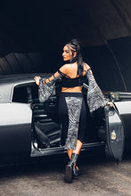 Load image into Gallery viewer, Lulu Kimono Sleeve Bullet Bra Crop Top [