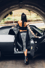 Load image into Gallery viewer, Adira Skirt { Organic Cotton Skirt [ Festival Skirt { Japanese Skirt { Pencil Skirt { Zebra Print Skirt