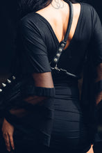 Load image into Gallery viewer, Villainess Studded Bag [ Leather Studded Bag [ Cross Body Bag [ Womens Bag