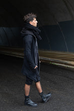 Load image into Gallery viewer, Mesh Scarf { Cotton Mesh Scarf [ Black Mesh Scarf