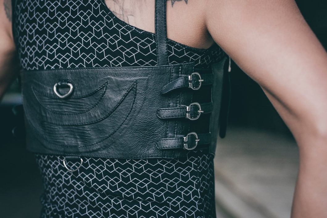 Moon Goddess Harness- Leather Harness