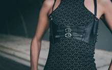 Load image into Gallery viewer, Jade singlet-Racer back singlet- Geometric print singlet -Gold print singlet