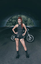 Load image into Gallery viewer, Jade singlet-Racer back singlet- Geometric print singlet -Gold print singlet