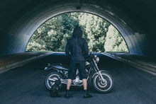 Load image into Gallery viewer, Osiris hoody - Pyramid hoody - Mens jumper - Mens hoody - Black hoody w leather detailing