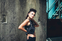 Load image into Gallery viewer, Diamond leather holster- Pocket holster - Ladies holster - Festival bag-Burning man holster