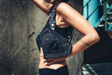 Load image into Gallery viewer, Diamond leather holster- Pocket holster - Ladies holster - Festival bag-Burning man holster