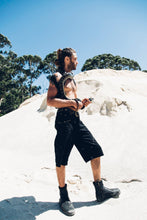 Load image into Gallery viewer, Anubis shorts - Mens shorts - Festival shorts - Dark fashion - Punk shorts - Goth shorts