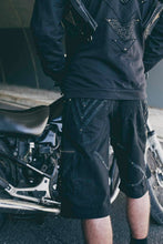 Load image into Gallery viewer, Anubis shorts - Mens shorts - Festival shorts - Dark fashion - Punk shorts - Goth shorts