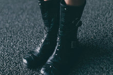 Load image into Gallery viewer, Punk Priestess leather boots - Festival boots - Leather boots