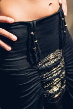 Load image into Gallery viewer, Aaliyah skirt- Goddess skirt - Priestess skirt- Black skirt - Bamboo skirt - Belly dance skirt - Festival skirt- Egyptian skirt