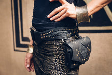 Load image into Gallery viewer, Dragon dreaming belt - Leather pocket belt  - Festival belt - Leather belt