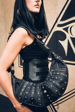 Load image into Gallery viewer, Azari Leather Bag - Leather bag - Hand made leather bag- Studded leather bag