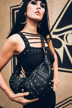 Load image into Gallery viewer, Azari Leather Bag - Leather bag - Hand made leather bag- Studded leather bag