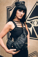 Load image into Gallery viewer, Azari Leather Bag - Leather bag - Hand made leather bag- Studded leather bag