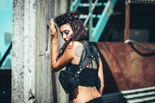 Load image into Gallery viewer, Diamond leather holster- Pocket holster - Ladies holster - Festival bag-Burning man holster- Festival holster - Leather holster