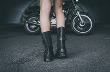 Load image into Gallery viewer, Punk Priestess leather boots - Festival boots - Leather boots