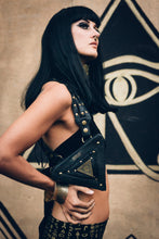 Load image into Gallery viewer, Small Eye of horus holster - Female holster - Leather pocket holster - Holster bag-Burning man holster
