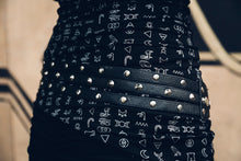 Load image into Gallery viewer, Medusa belt -Silver Medusa Belt - Leather belt -Snake buckle belt- Silver serpent belt